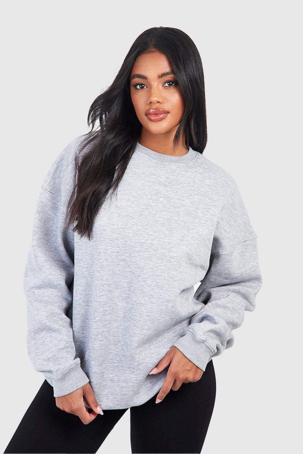 Womens grey marl sweatshirt new arrivals